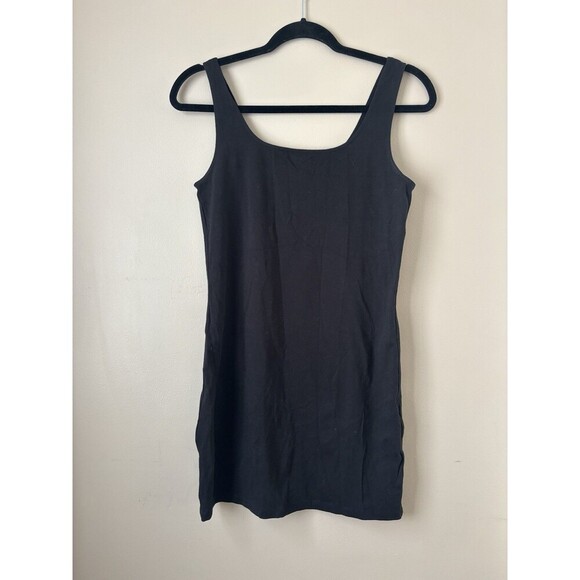 H&M Dresses & Skirts - H&M Women’s Black Sleeveless Bodycon Mini Dress Size Large Fitted Party Clubwear